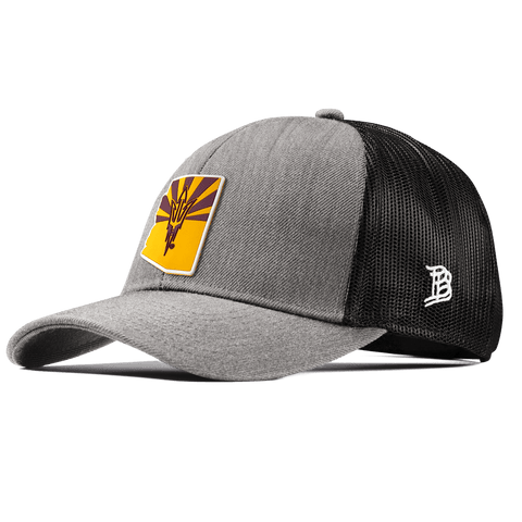 Arizona State University "Fork 'Em State" Stretch Snapback Trucker Heather Gray