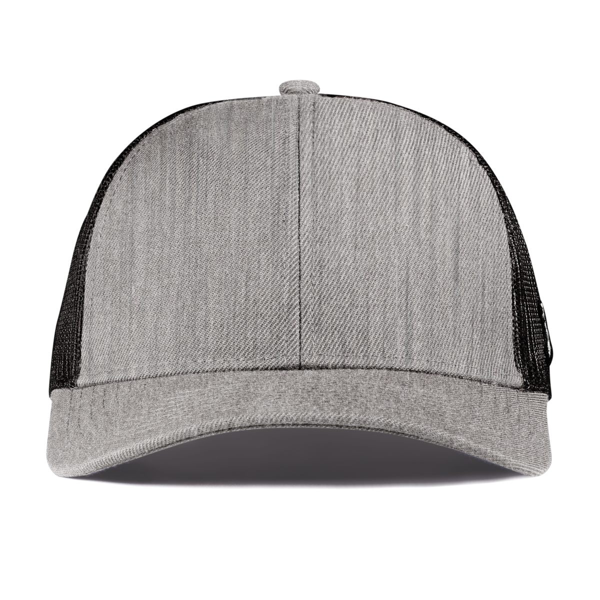 Bare Stretch Snapback Trucker Heather Front