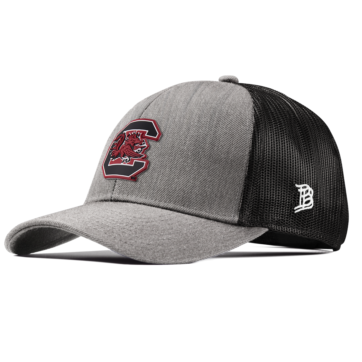 University of South Carolina "Gamecocks Garnet" Stretch Snapback Trucker Heather Gray