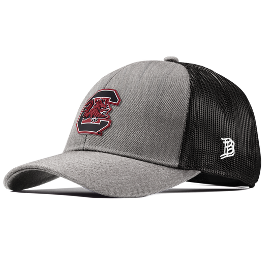 University of South Carolina "Gamecocks Garnet" Stretch Snapback Trucker Heather Gray