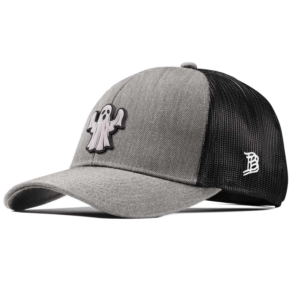 Ghostly PVC Curved Stretch Trucker Heather Gray