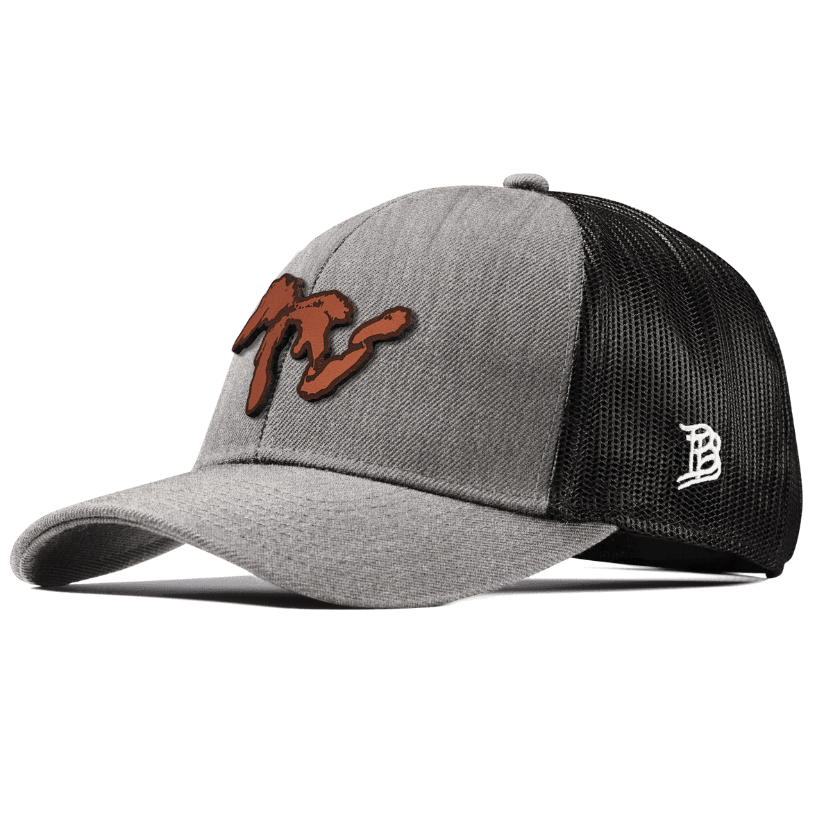 The Great Lakes Stretch Snapback Trucker Heather Gray