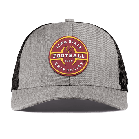 Iowa State University "Iowa State Football Legacy" Curved Stretch Trucker Heather Gray