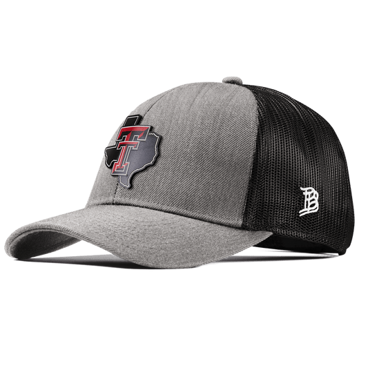Texas Tech University "Lubbock Local" Curved Stretch Trucker Heather Gray