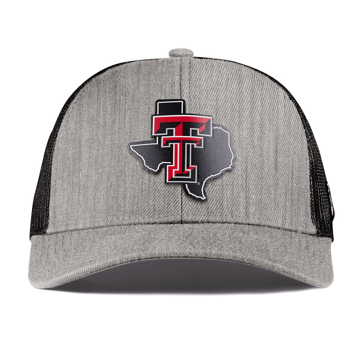 Texas Tech University "Lubbock Local" Curved Stretch Trucker Heather Gray