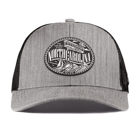 North Carolina Traveler Curved Stretch Trucker Heather Gray