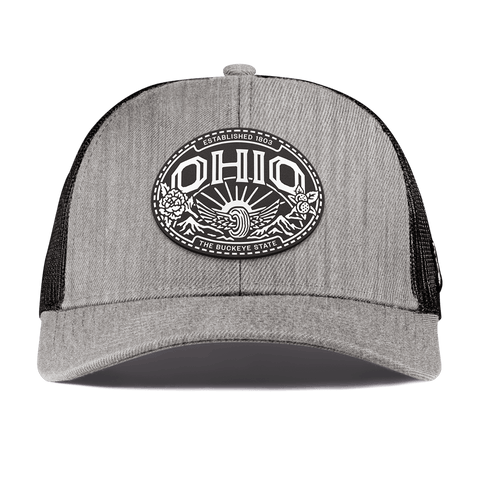 Ohio Traveler Curved Stretch Trucker Heather Gray