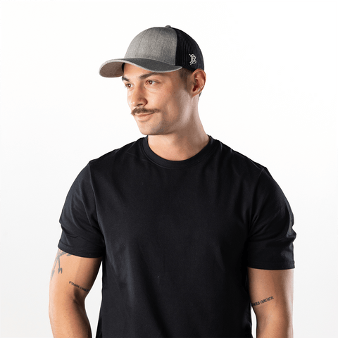 Bare Curved Stretch Trucker Heather Gray