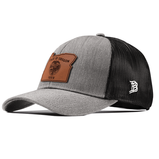 Oregon 33 Stretch Snapback Trucker Heather Gray