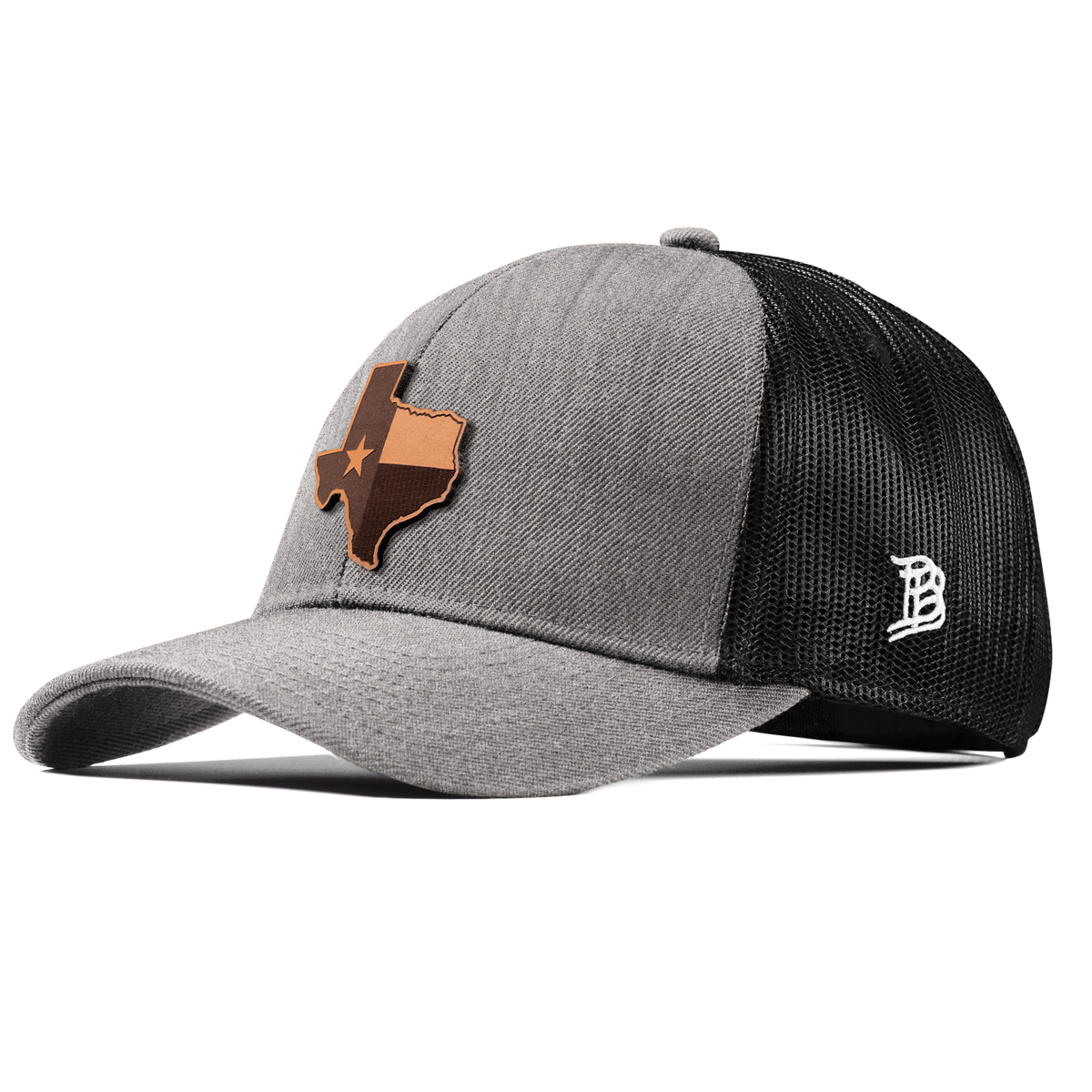 Texas 28 Stretch Snapback Trucker Heather Gray