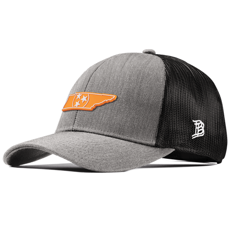 University of Tennessee "Tennessee Orange" Stretch Snapback Trucker Heather Gray