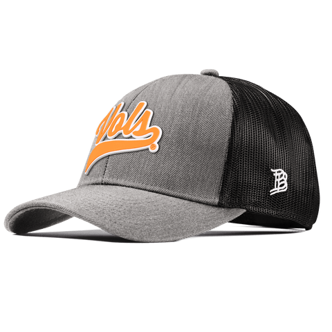 University of Tennessee "Tennessee Vols Script" Curved Stretch Trucker Heather Gray