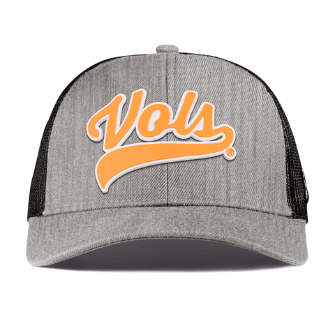University of Tennessee "Tennessee Vols Script" Curved Stretch Trucker Heather Gray