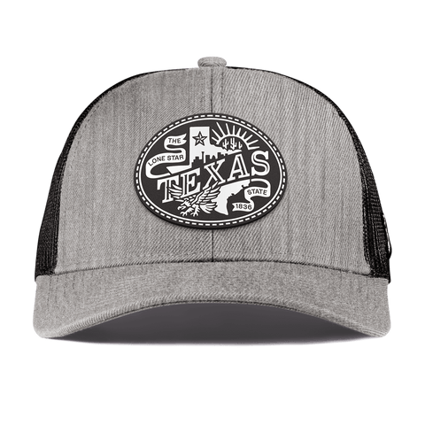Texas Traveler Curved Stretch Trucker Heather Gray