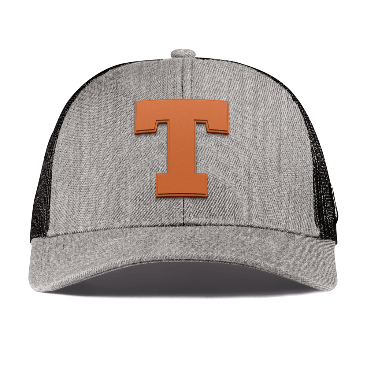 University of Texas "Texas Team Logo" Curved Stretch Trucker Heather Gray
