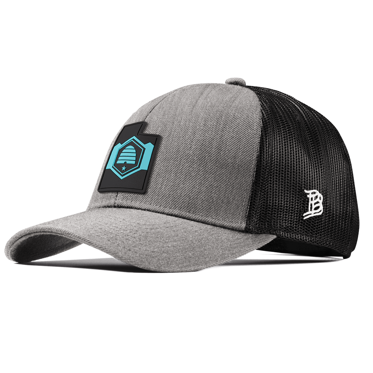 Utah Turquoise Stretch Snapback Trucker