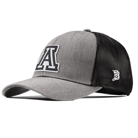 University of Arizona "Vintage Arizona Block" Stretch Snapback Trucker Heather Gray