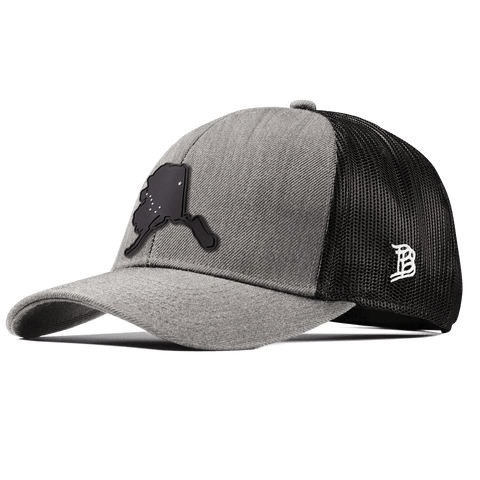 Alaska Vintage Stretch Snapback Trucker Heather Gray