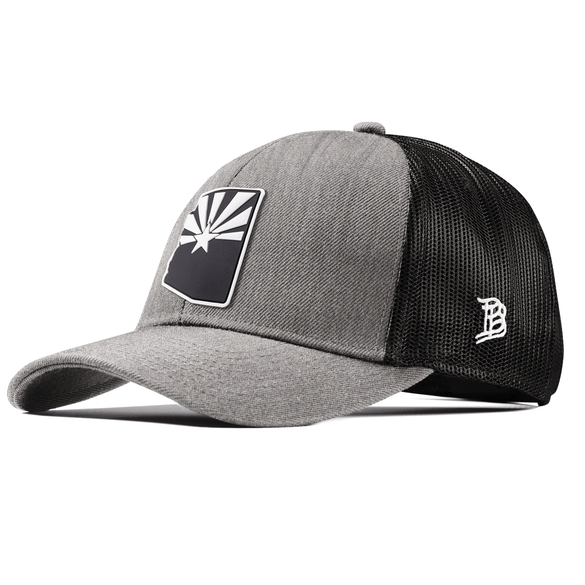 Arizona Vintage Stretch Snapback Trucker Heather Gray