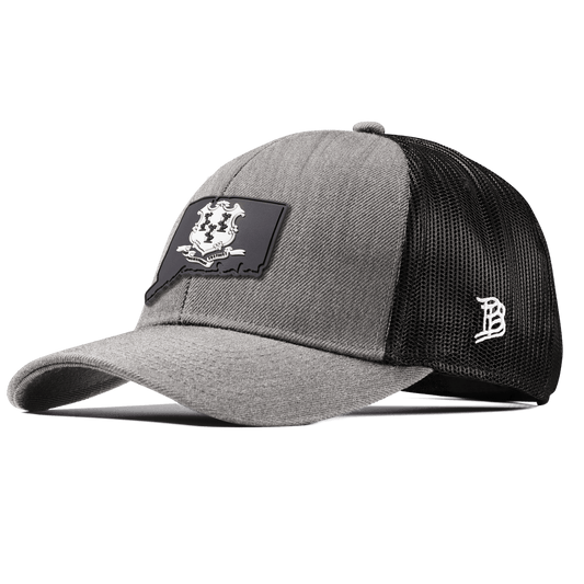 Connecticut Vintage Stretch Snapback Trucker Heather Gray