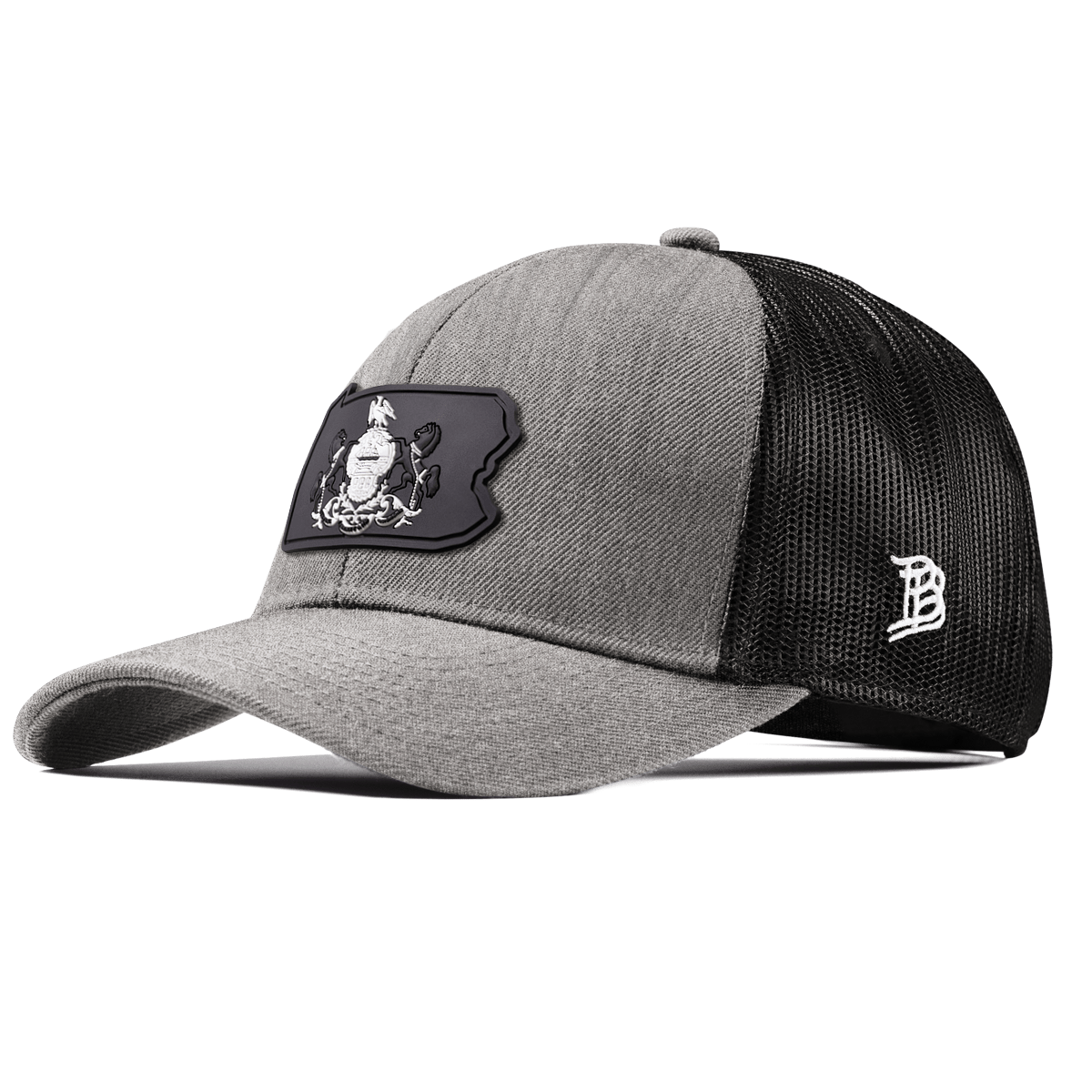 Pennsylvania Vintage Stretch Snapback Trucker Heather Gray