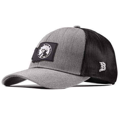 Washington Vintage Stretch Snapback Trucker Heather Gray