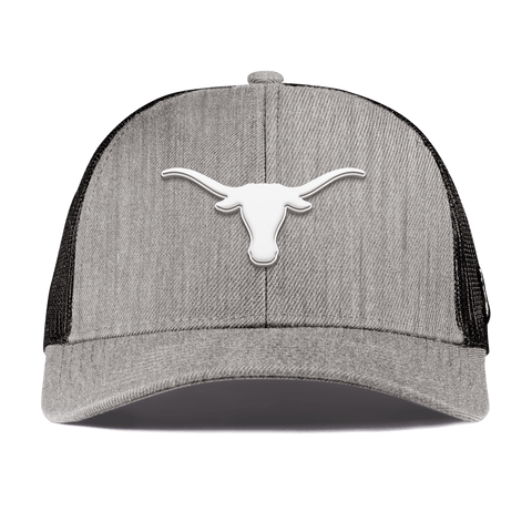 University of Texas "Vintage Texas Longhorn" Curved Stretch Trucker Heather Gray