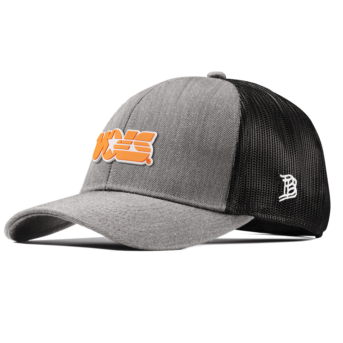 University of Tennessee "Tennessee Vols Block" Stretch Snapback Trucker Heather Gray
