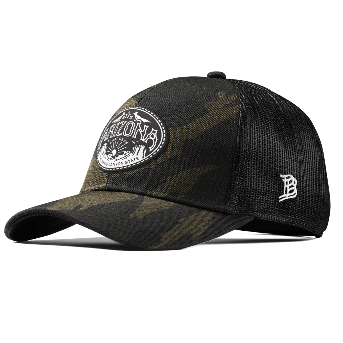 Arizona Traveler Curved Stretch Trucker Midnight Camo