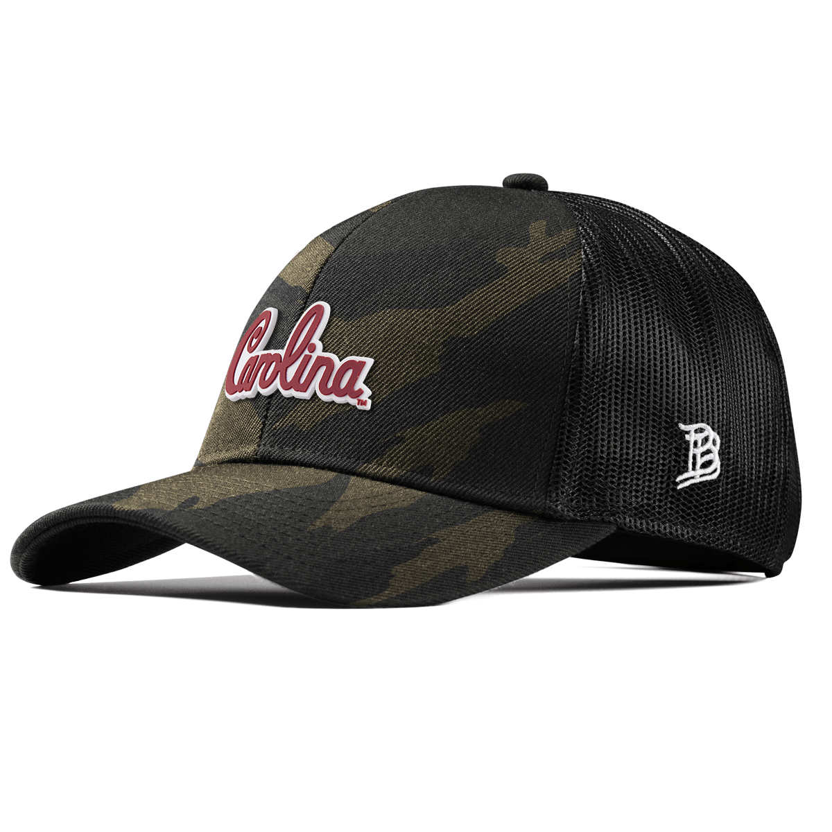 University of South Carolina "South Carolina Script" Stretch Snapback Trucker Midnight Camo