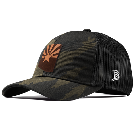 Arizona 48 Stretch Snapback Trucker Midnight Camo