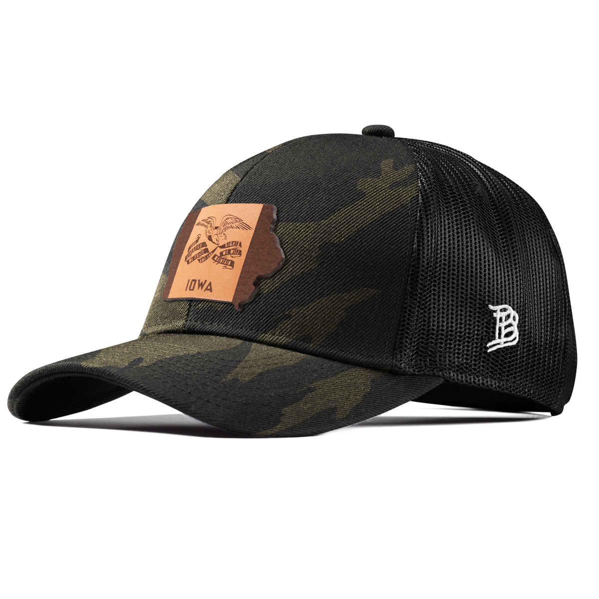 Iowa 29 Stretch Snapback Trucker Midnight Camo