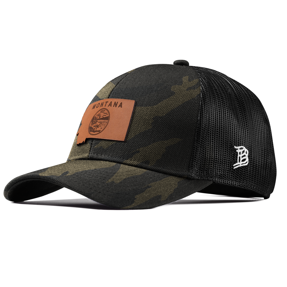 Montana 41 Stretch Snapback Trucker Midnight Camo