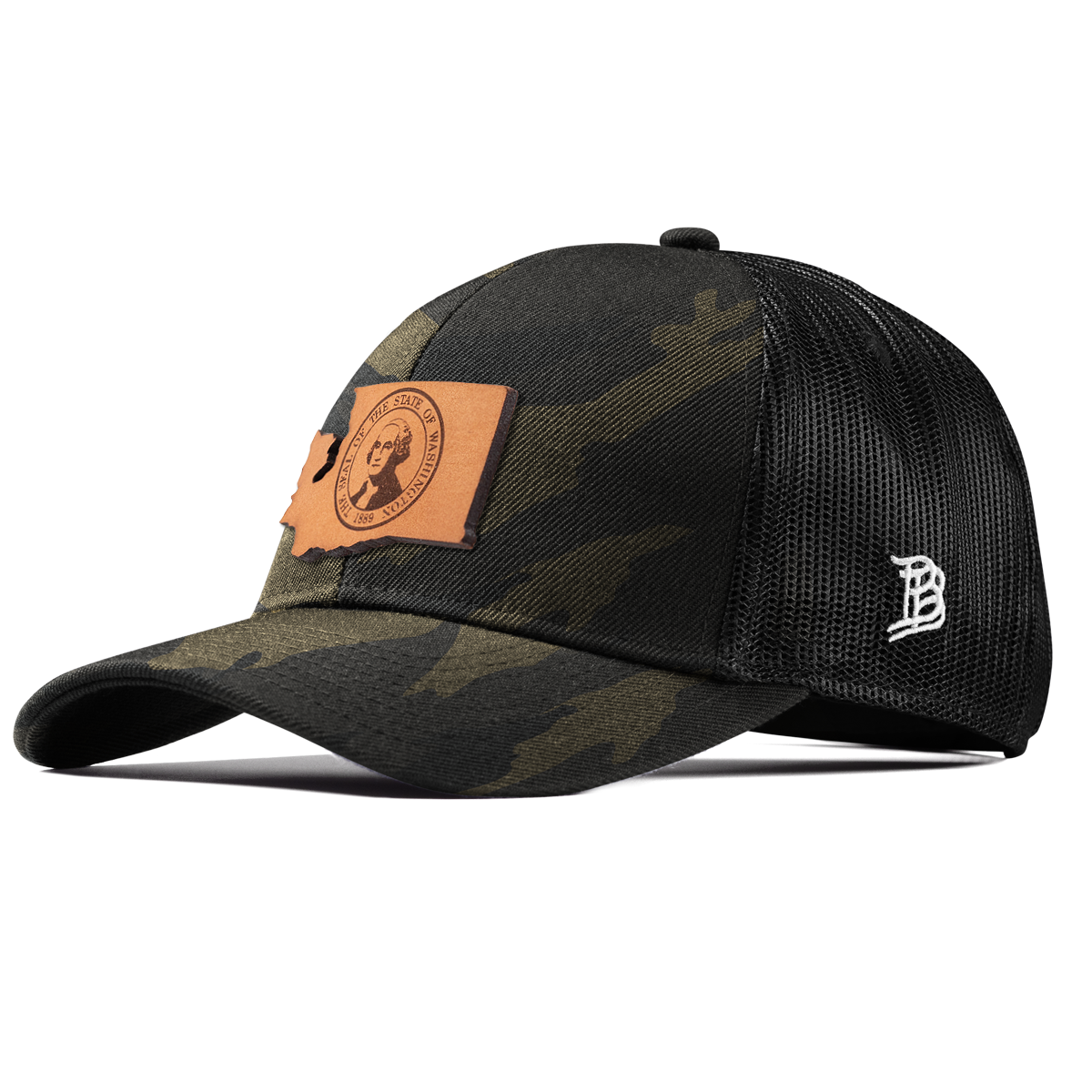 Washington 42 Stretch Snapback Trucker Midnight Camo