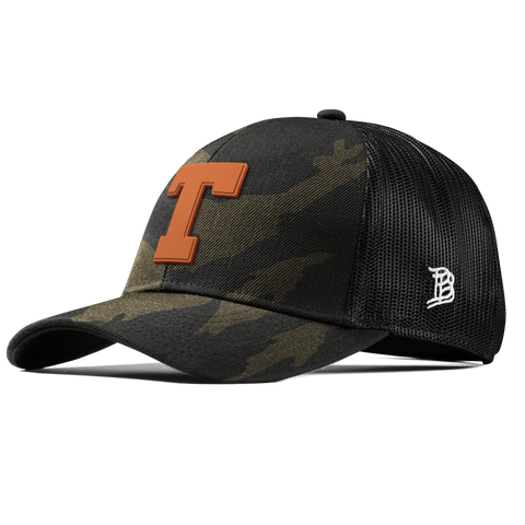 University of Texas "Texas Team Logo" Curved Stretch Trucker Midnight Camo