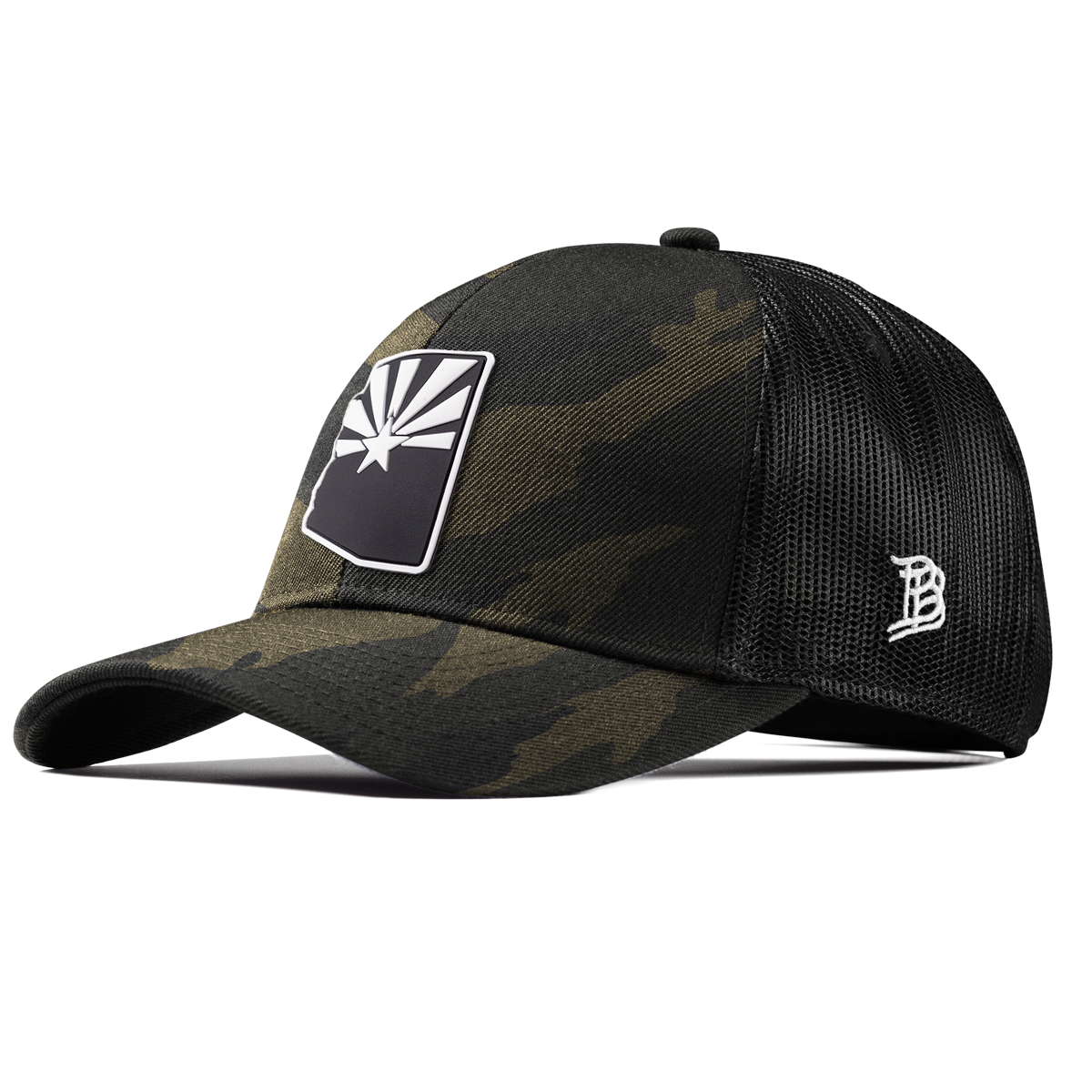 Arizona Vintage Stretch Snapback Trucker Midnight Camo