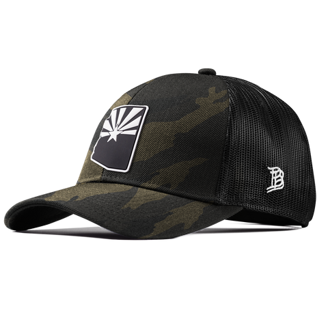 Arizona Vintage Stretch Snapback Trucker Midnight Camo