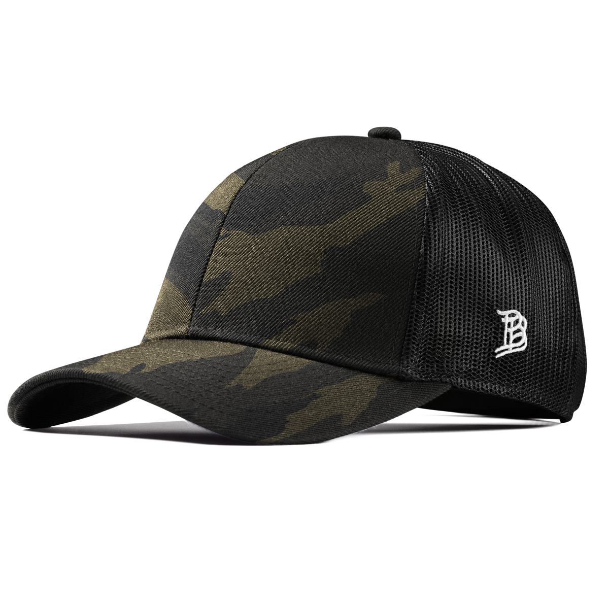 Bare Stretch Snapback Trucker Midnight Camo