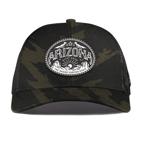 Arizona Traveler Curved Stretch Trucker Midnight Camo