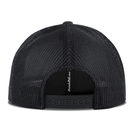 Arizona State University "Sparky's Legacy Dark" Stretch Snapback Trucker Back Midnight Camo