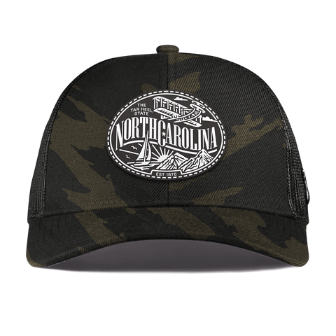 North Carolina Traveler Curved Stretch Trucker Midnight Camo