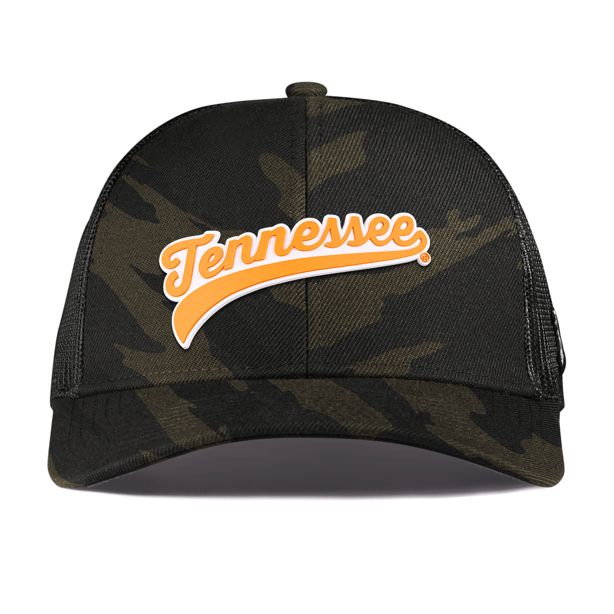 University of Tennessee "Tennessee Script" Curved Stretch Trucker Midnight Camo