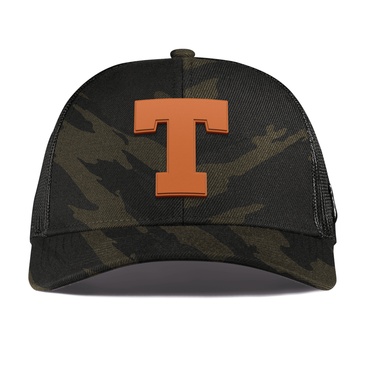 University of Texas "Texas Team Logo" Curved Stretch Trucker Midnight Camo
