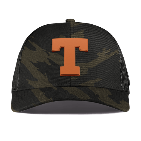 University of Texas "Texas Team Logo" Curved Stretch Trucker Midnight Camo