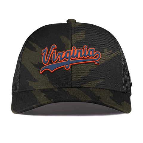University of Virginia "Virginia Script" Curved Stretch Trucker Midnight Camo
