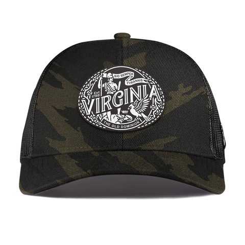 Virginia Traveler Curved Stretch Trucker Midnight Camo