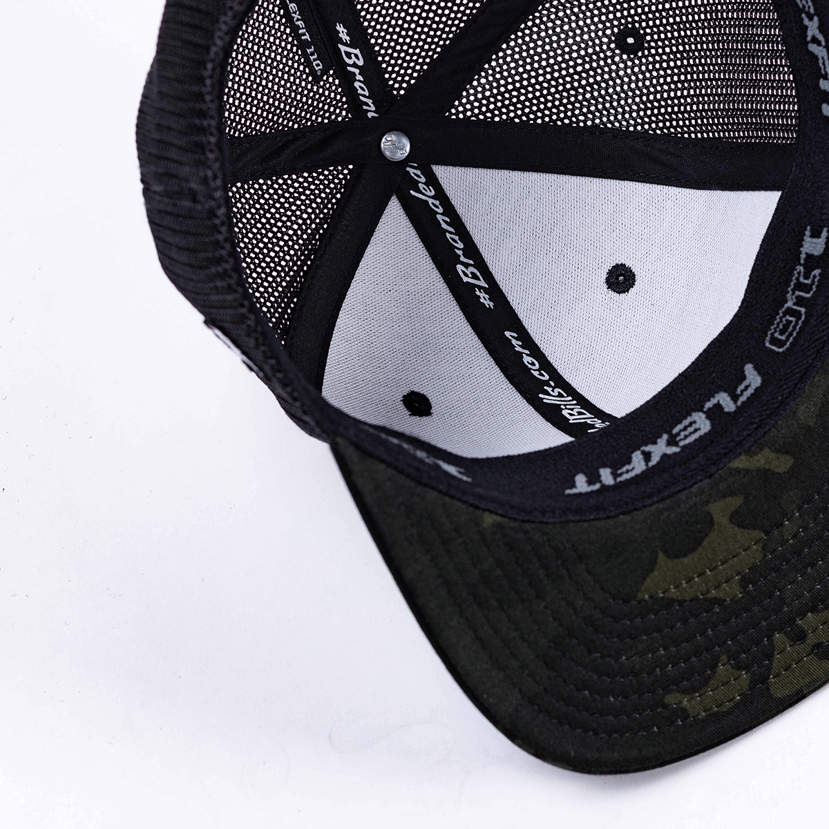 Bare Stretch Snapback Trucker Multicam Interior 