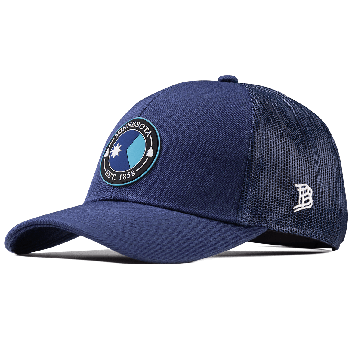 Minnesota Compass Stretch Snapback Trucker Navy