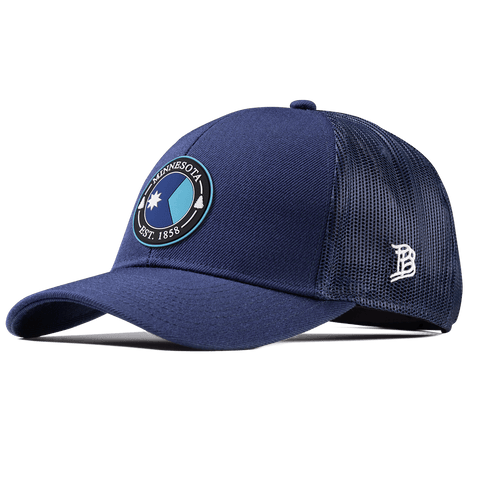 Minnesota Compass Stretch Snapback Trucker Navy