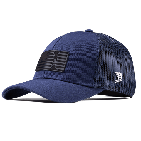 Midnight Memorial Stretch Snapback Trucker Navy